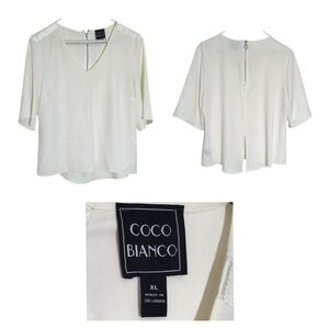 Coco Bianco Cream Blouse